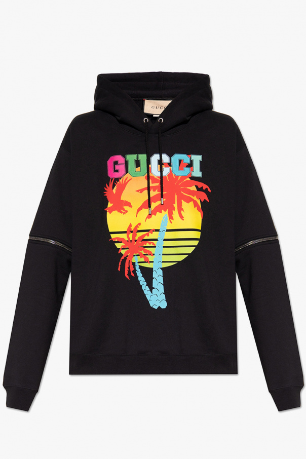 Gucci hoodie wolf hood best sale